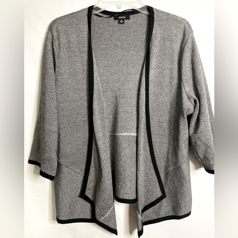 Alfani grey and black sweater